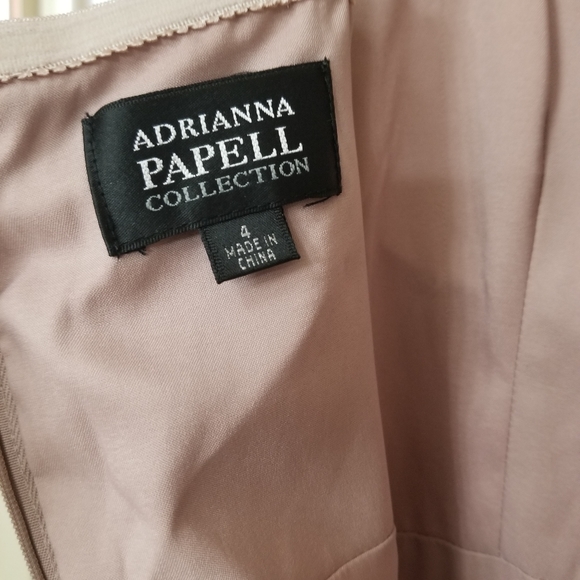 Adrianna Papell mauve one shoulder gown - Picture 8 of 16